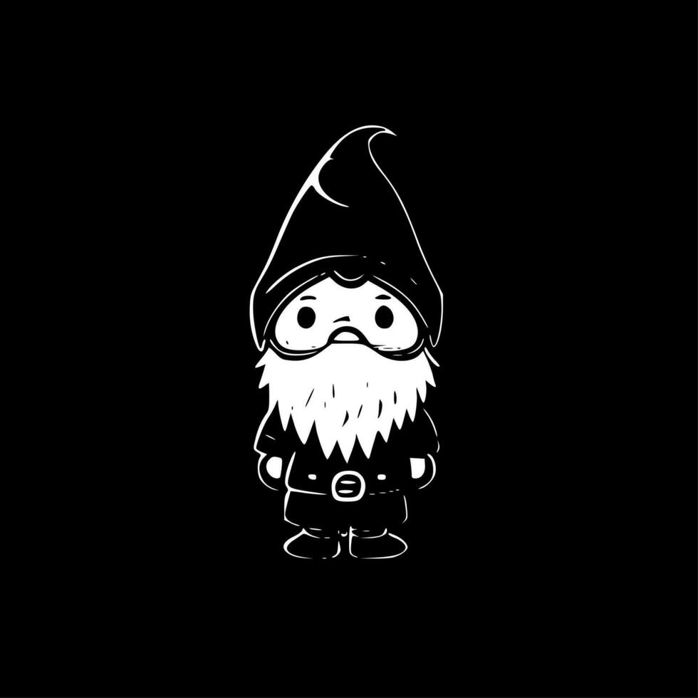 Gnomes, Minimalist and Simple Silhouette - Vector illustration