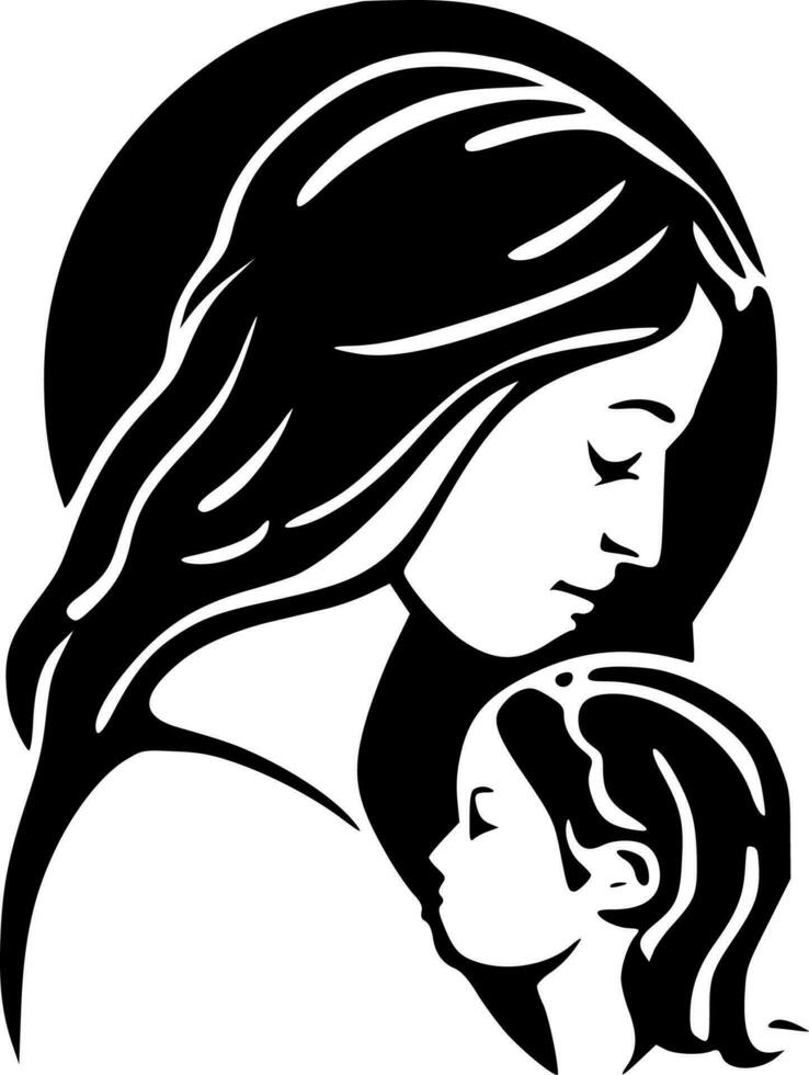 Mother - High Quality Vector Logo - Vector illustration ideal for T-shirt graphic