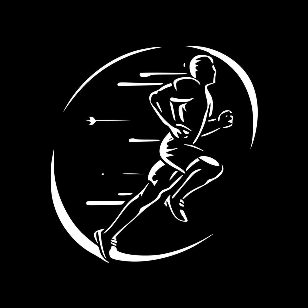 Sport, Minimalist and Simple Silhouette - Vector illustration