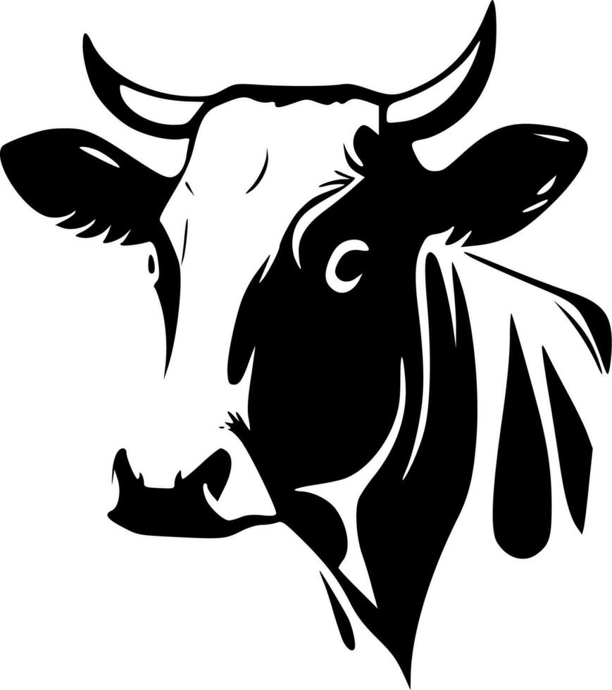 Cowhide, Minimalist and Simple Silhouette - Vector illustration