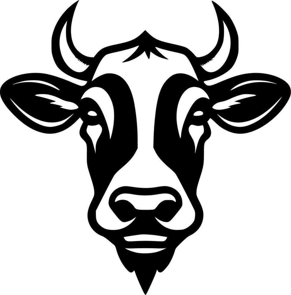 vaca - alto calidad vector logo - vector ilustración ideal para camiseta gráfico