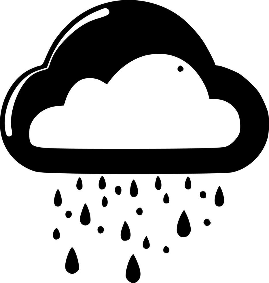 Cloud - Minimalist and Flat Logo - Vector illustration