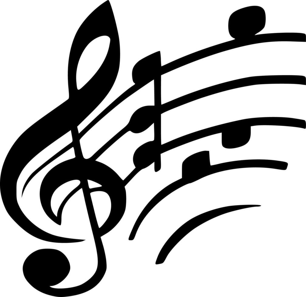 Music Note - High Quality Vector Logo - Vector illustration ideal for T-shirt graphic