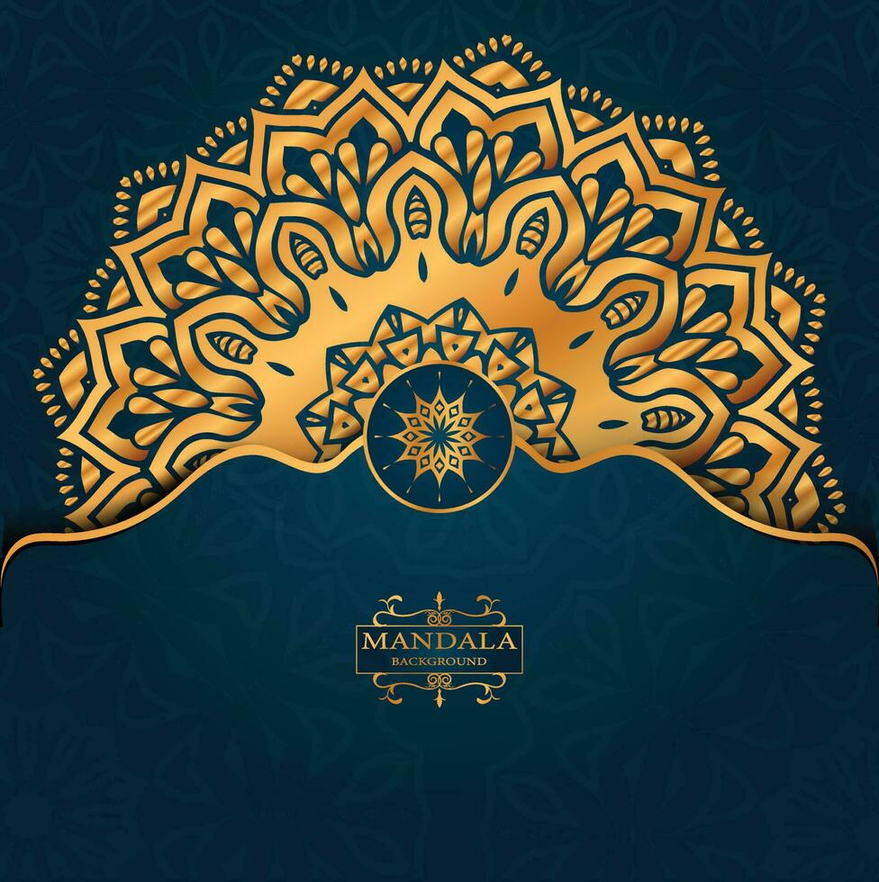 Vector luxury mandala decorative ethnic element