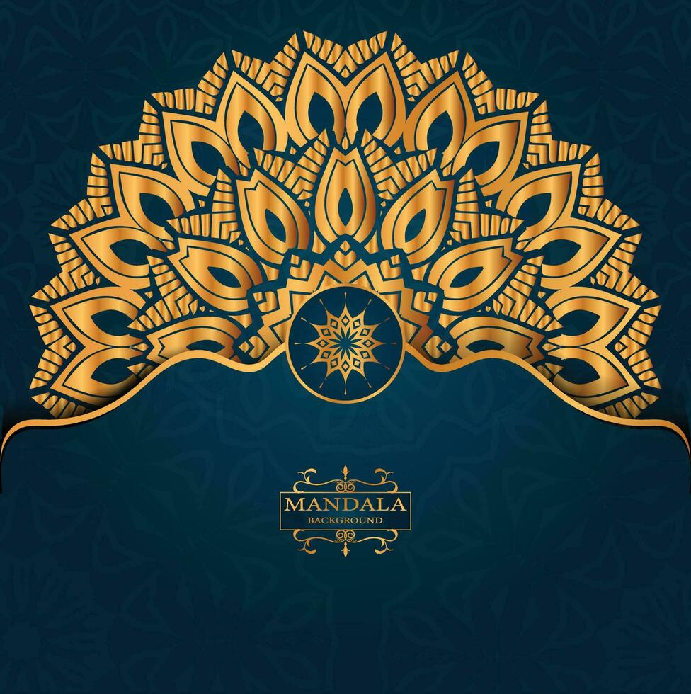 Vector luxury mandala decorative ethnic element