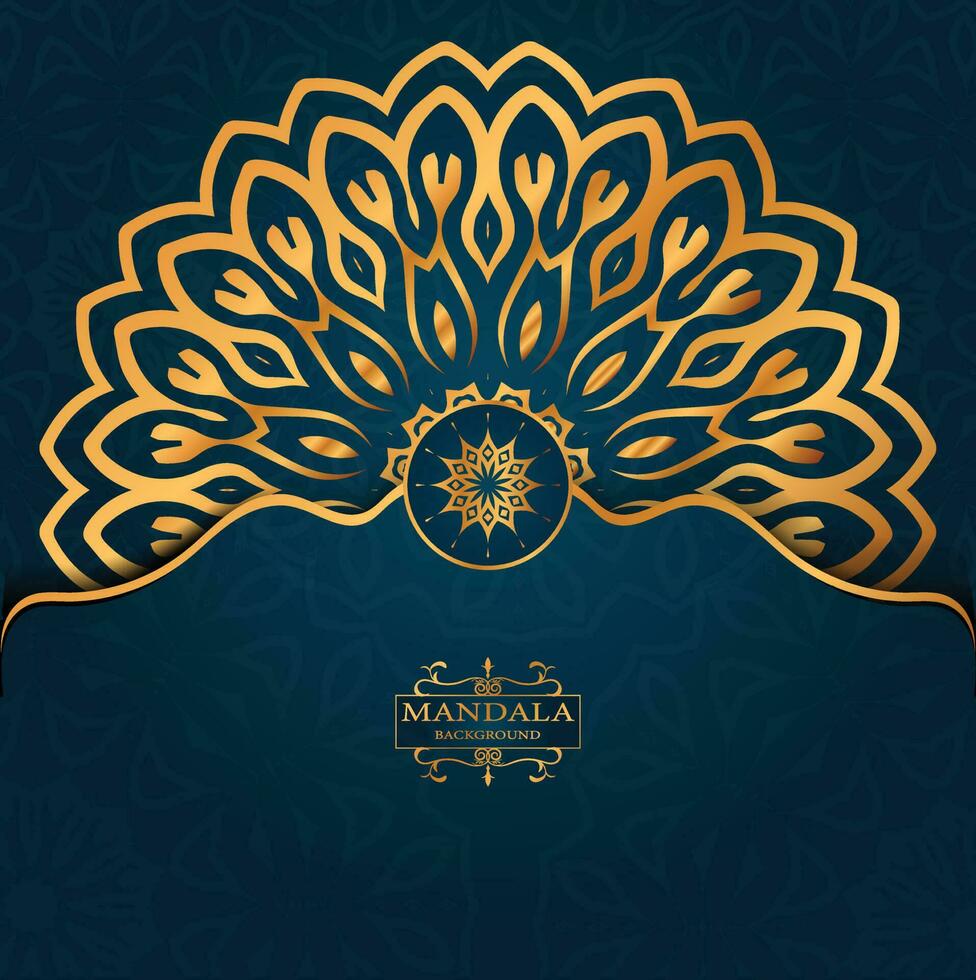 Vector luxury mandala decorative ethnic element