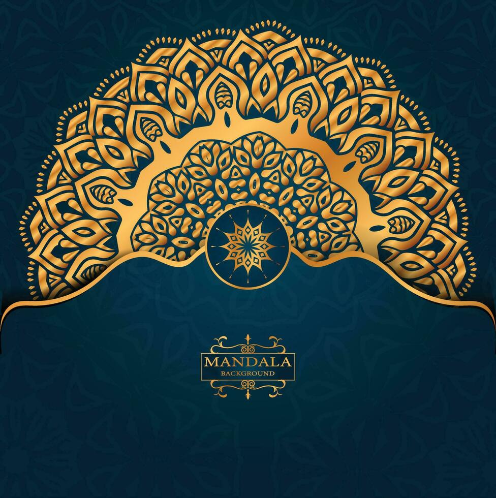 Vector luxury mandala decorative ethnic element