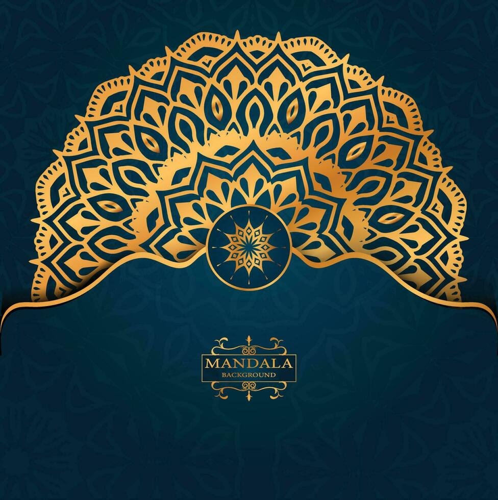 Vector luxury mandala decorative ethnic element