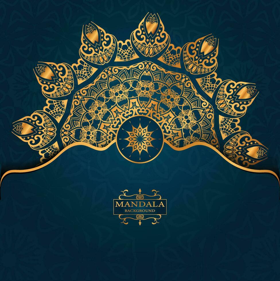 Vector luxury mandala decorative ethnic element