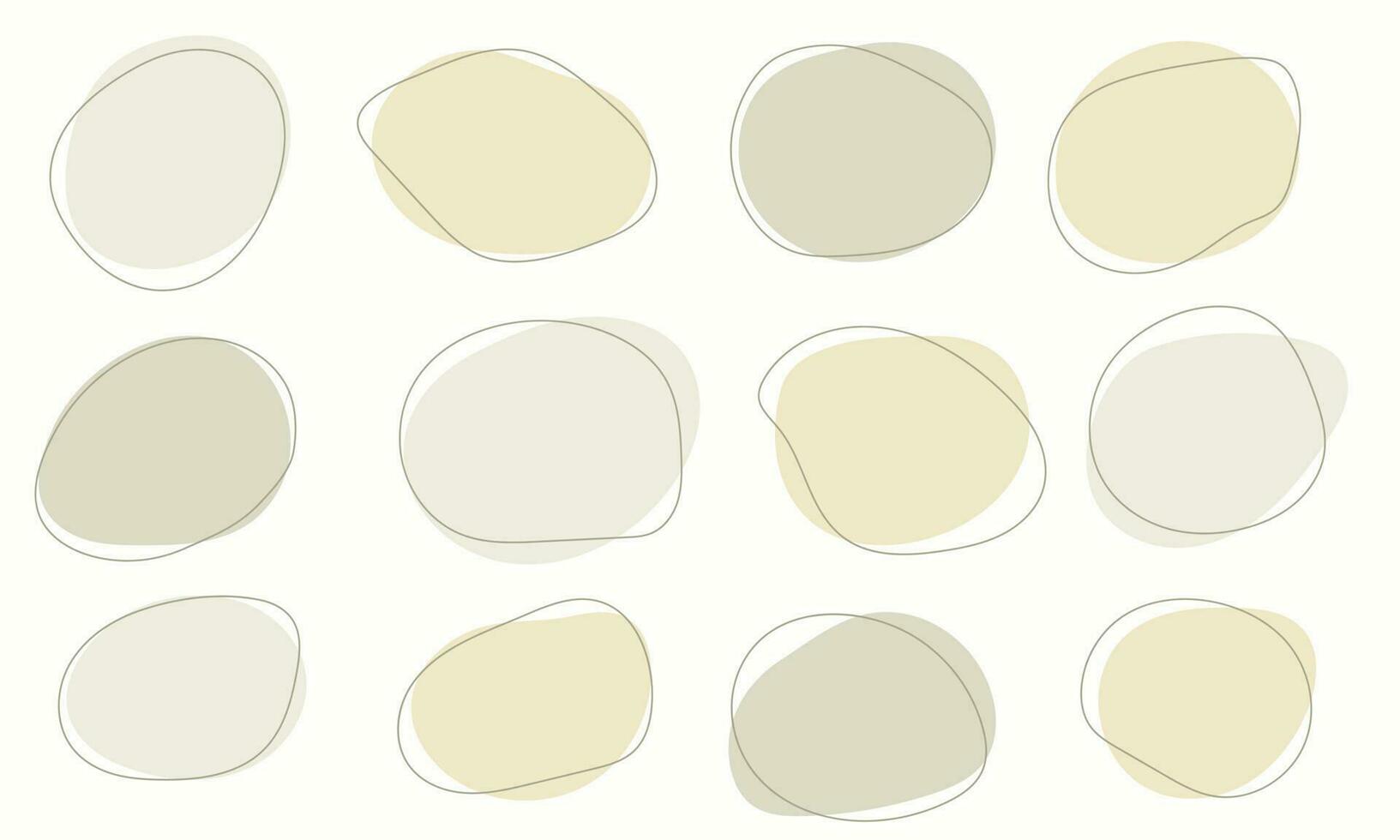 Abstract organic shape. modern blotch shape. Liquid basic shapes. Organic amoeba blob shape abstract colorful vector illustration. Basic stains geometric, isolated elements on white background