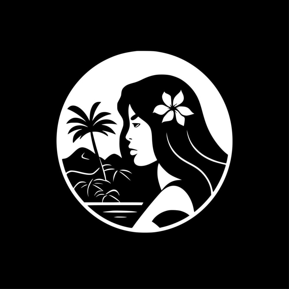 Hawaii - High Quality Vector Logo - Vector illustration ideal for T-shirt graphic