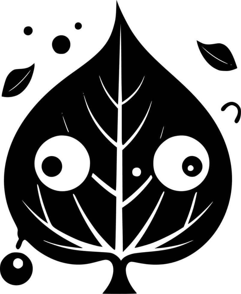 Fall - Minimalist and Flat Logo - Vector illustration