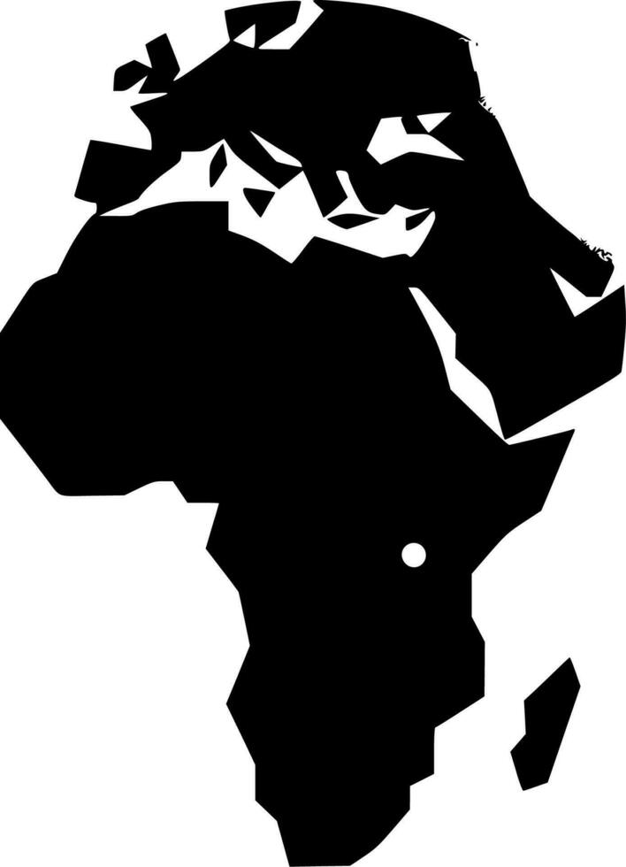 African - High Quality Vector Logo - Vector illustration ideal for T-shirt graphic