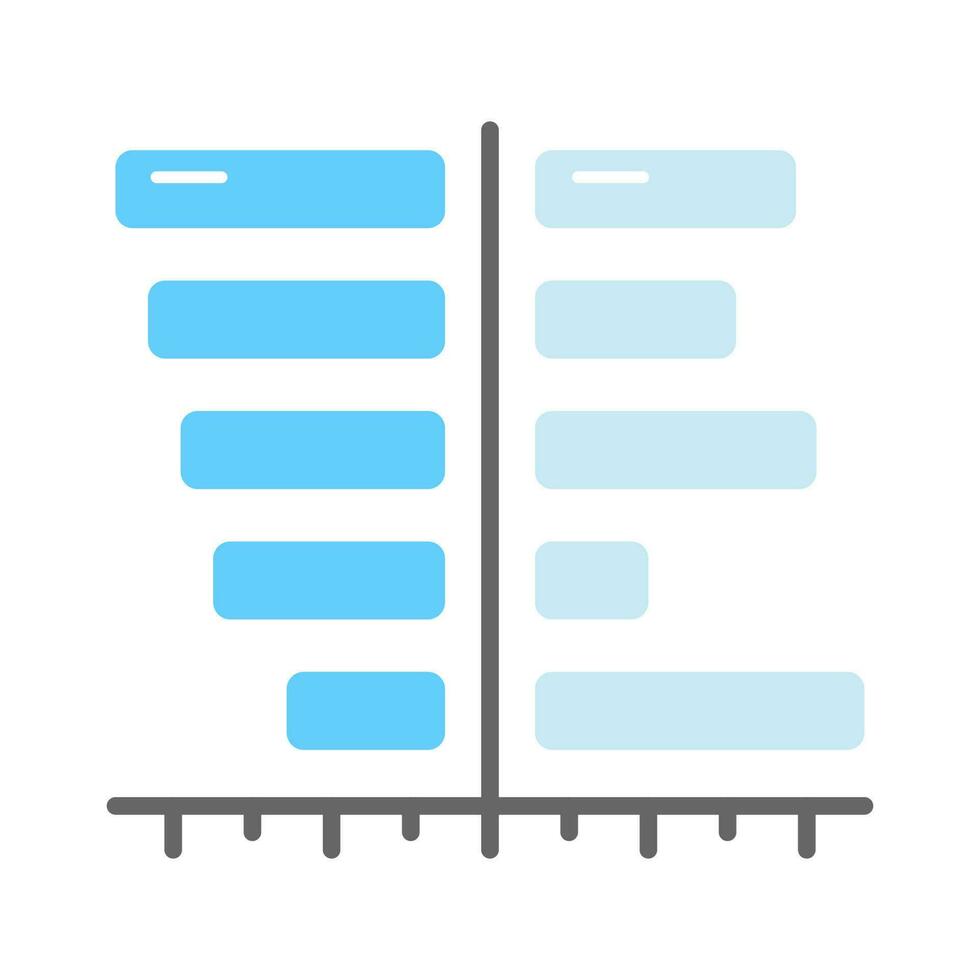 Bar graph icon in trendy style isolated on white background, premium vector