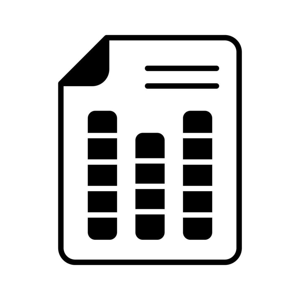 gráfico representación de un negocio informe, moderno vector de datos reporte