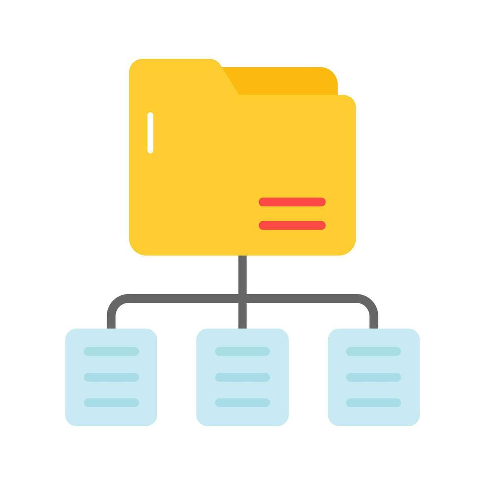 Check this beautifully designed vector of network folder in modern style