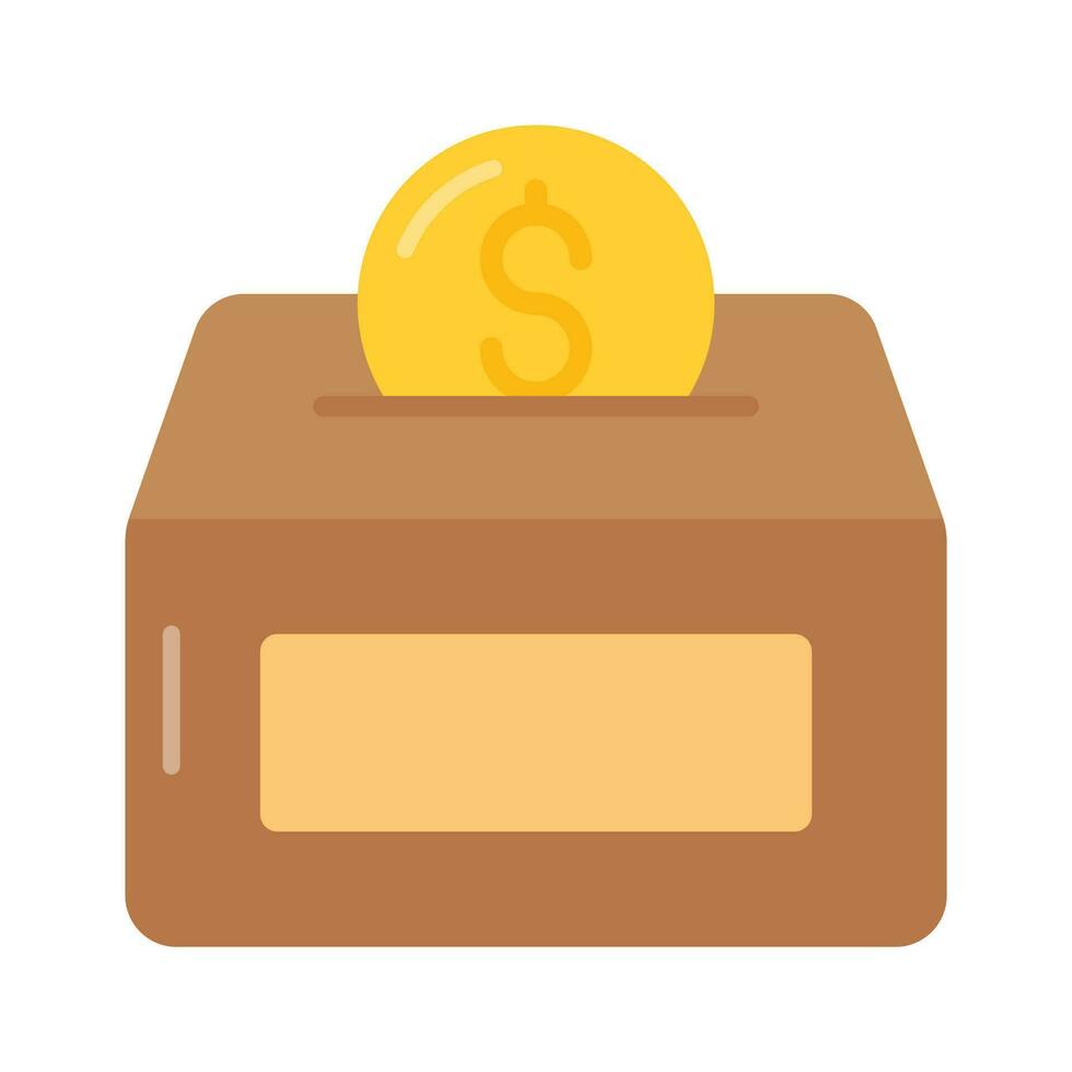 Get hold this beautiful vector of donation box in editable style, premium icons of charity box