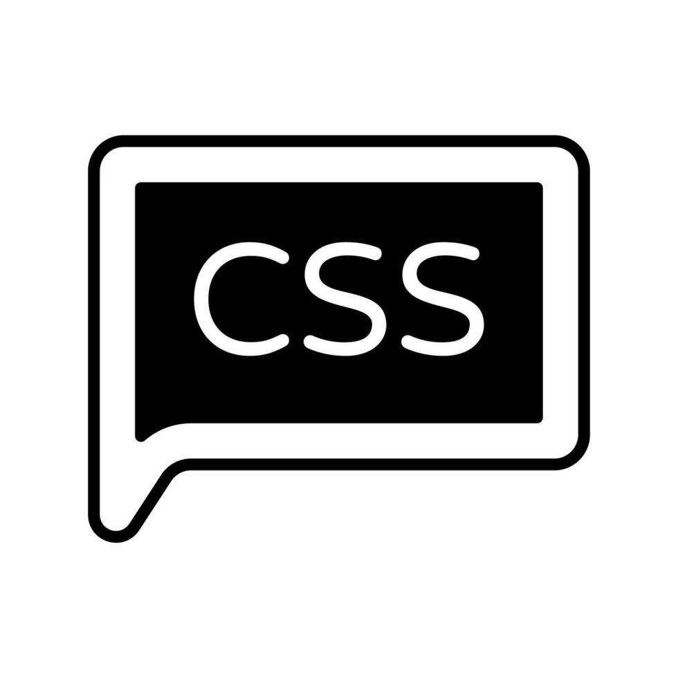 Beautifully designed vector of css chat bubble in modern style, easy to use icon