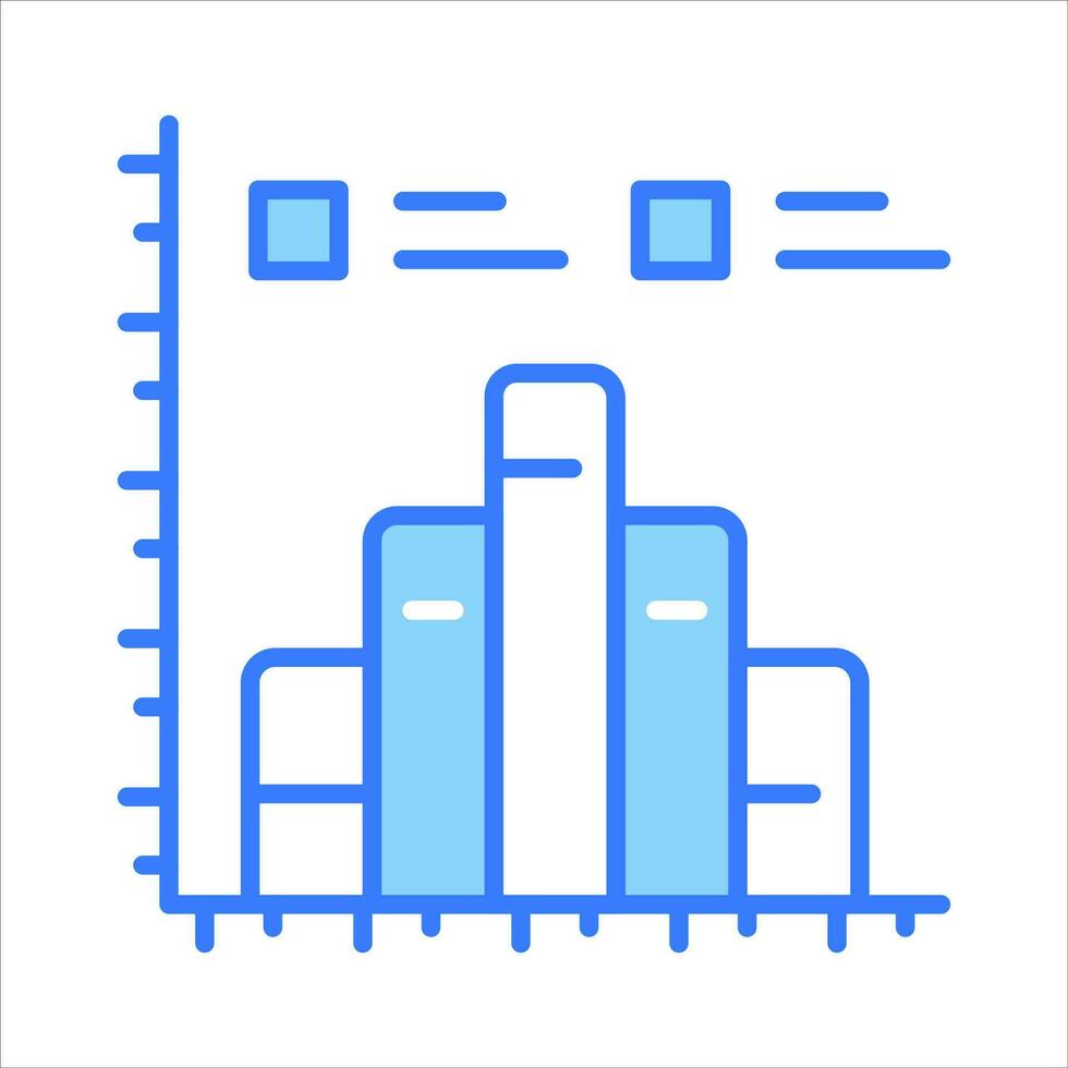 Carefully crafted vector of bar chart, bar graph icon in trendy style