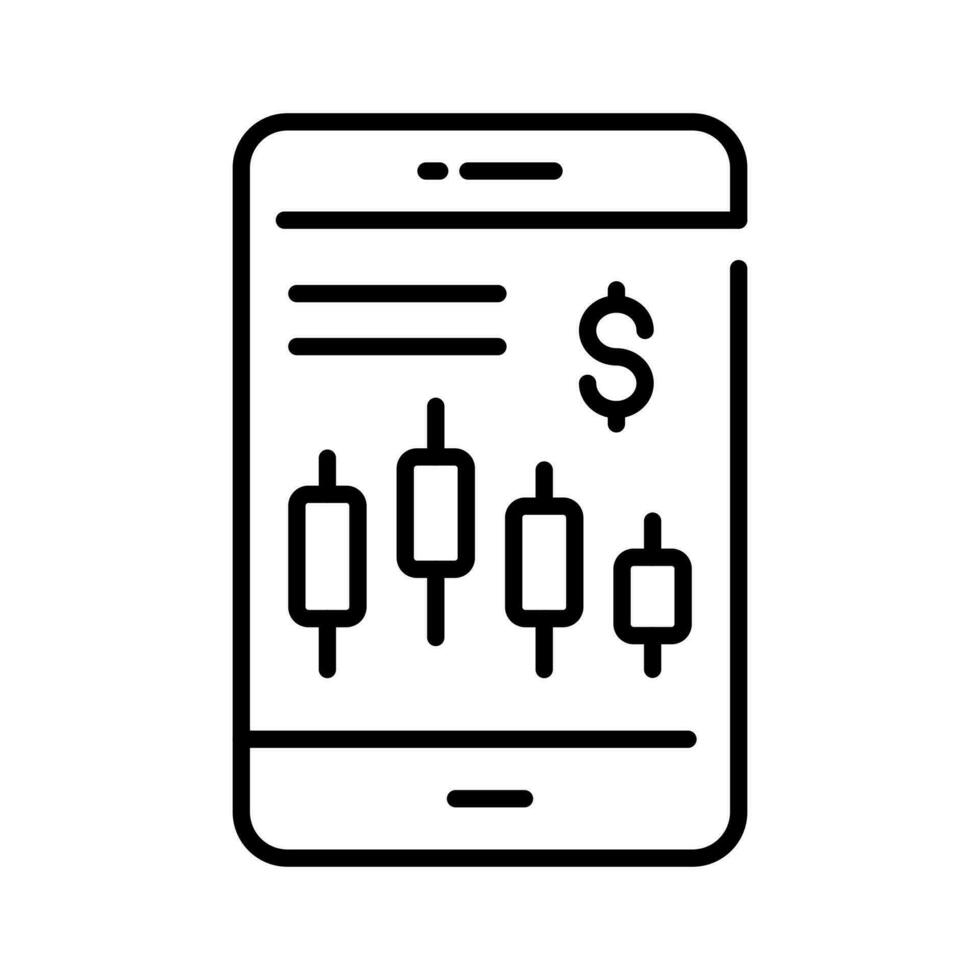 Data Chart Inside Mobile Showing Vector Of Mobile Data Analysis In data-chart-inside-mobile-showing-vector-of-mobile-data-analysis-in
