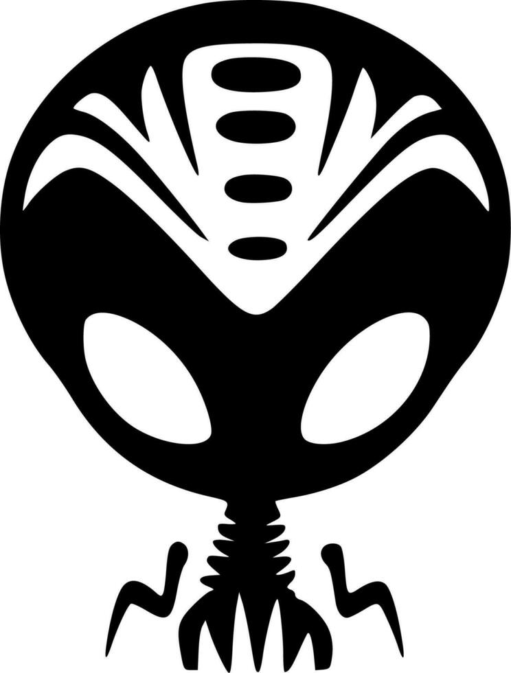 Alien - High Quality Vector Logo - Vector illustration ideal for T-shirt graphic