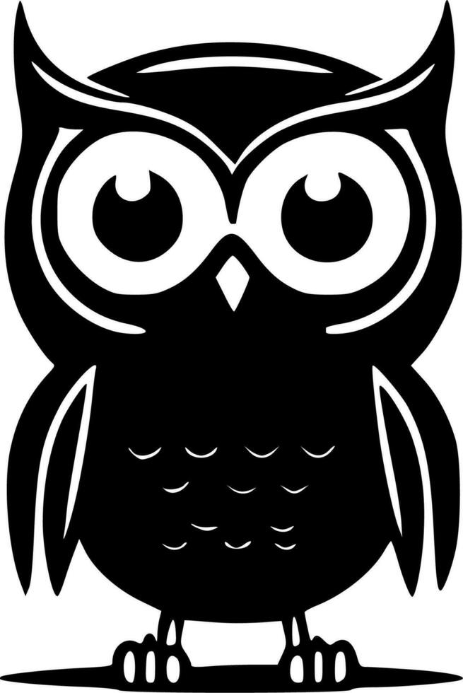 Owl - High Quality Vector Logo - Vector illustration ideal for T-shirt graphic