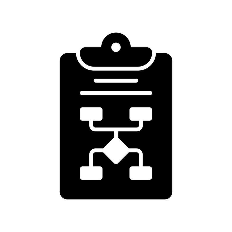 Data flow chart icon, algorithm vector in editable style, business planning