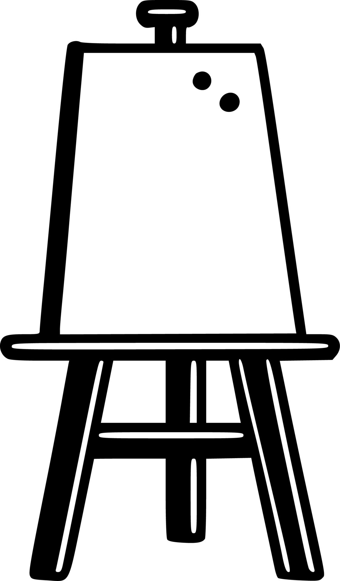 Easel Minimalist and Flat Logo Vector illustration 24141085 Vector Art at Vecteezy