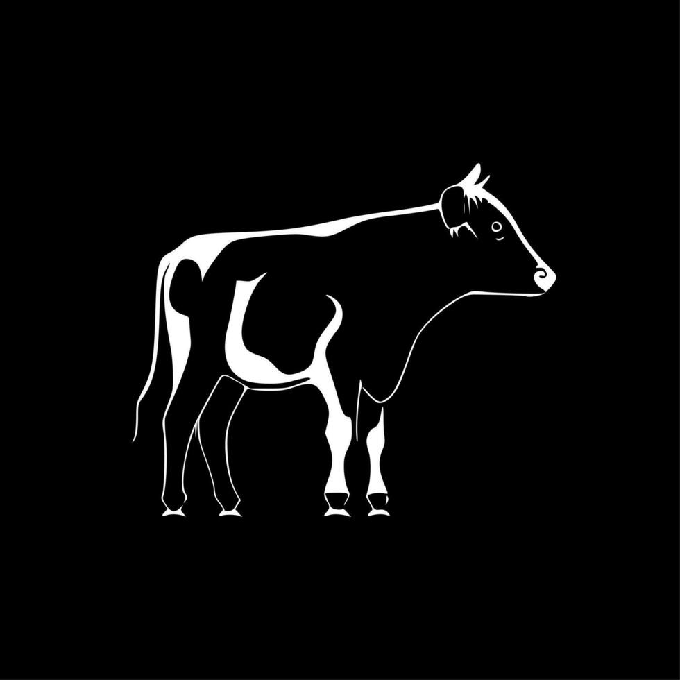 vaca - alto calidad vector logo - vector ilustración ideal para camiseta gráfico