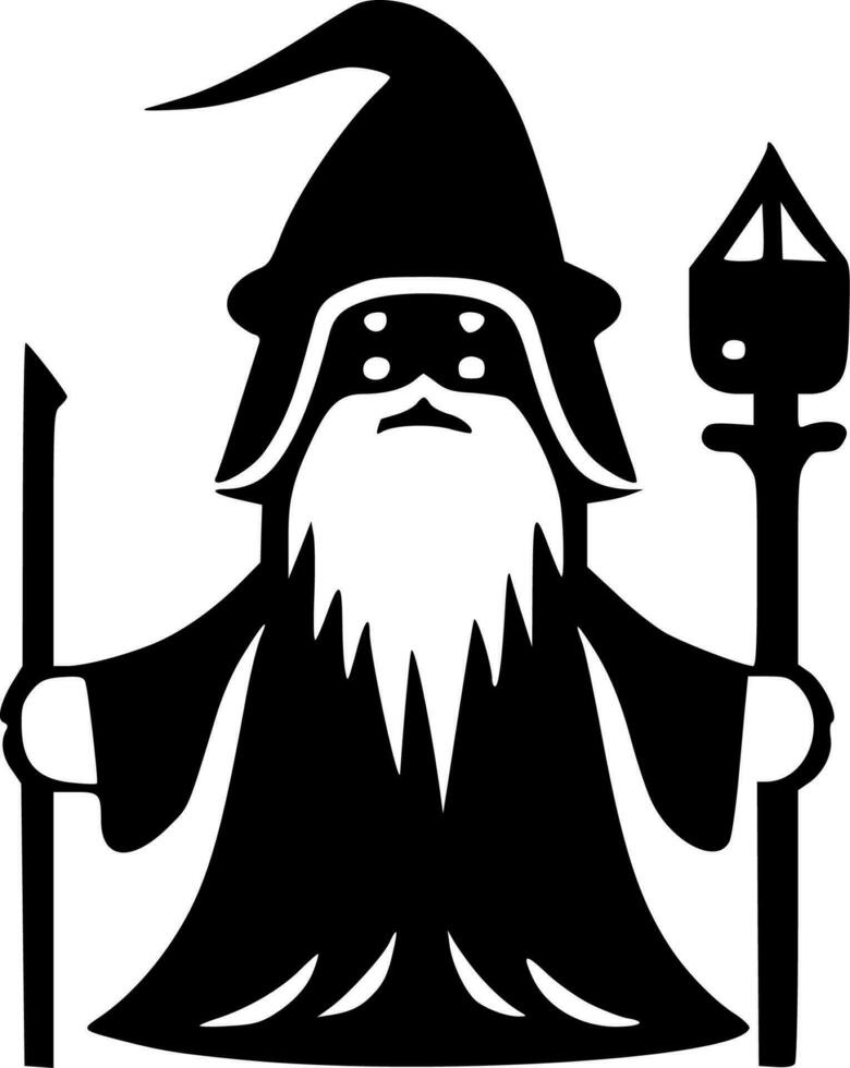 Wizard - High Quality Vector Logo - Vector illustration ideal for T-shirt graphic