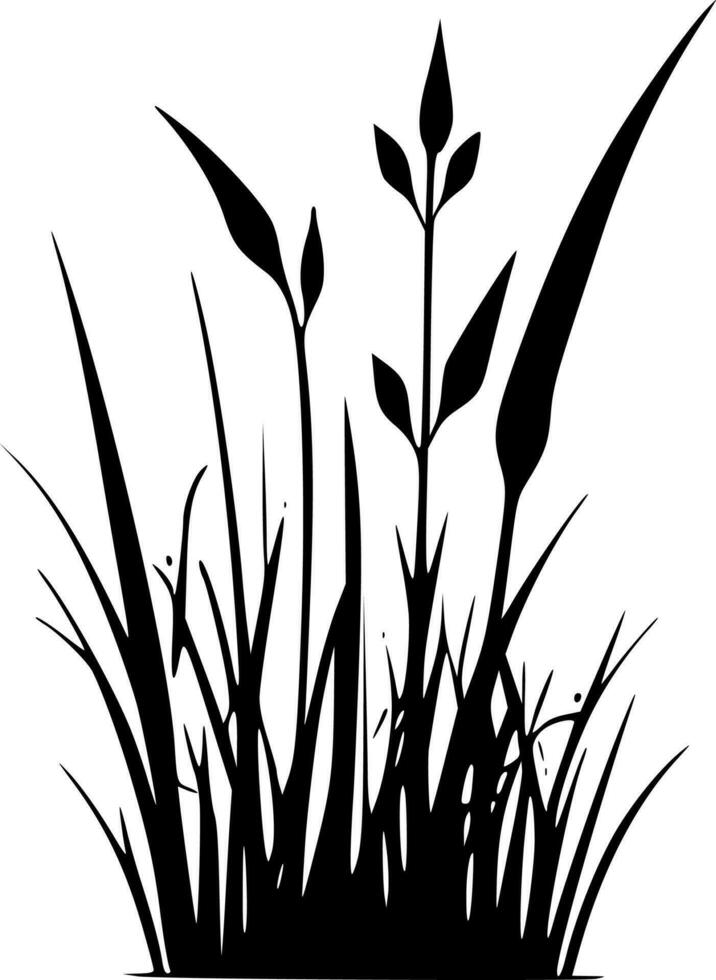 Grass - High Quality Vector Logo - Vector illustration ideal for T-shirt graphic