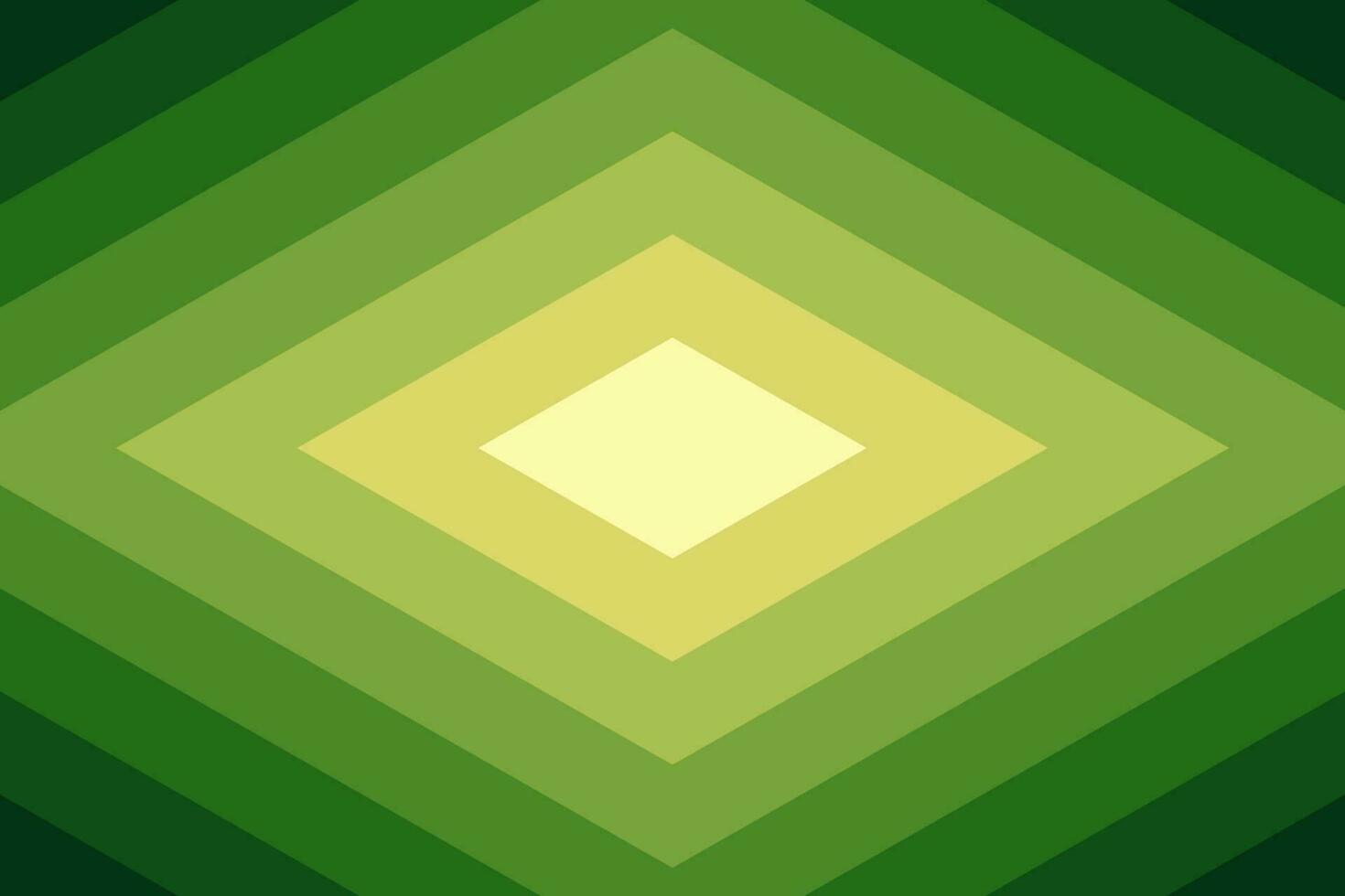 Geometric paper cut green color design illustration vector