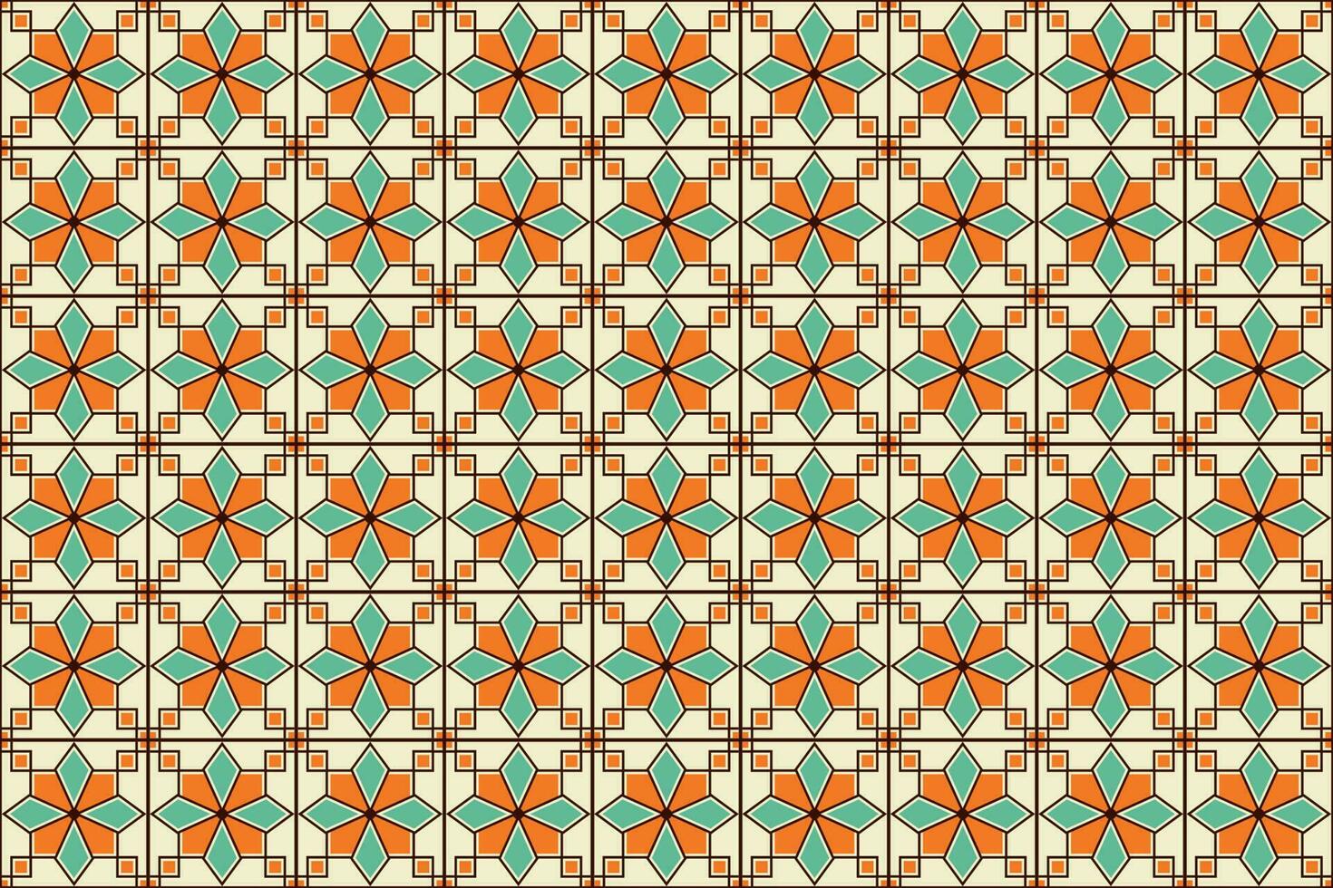Ceramic tile geometric pattern design background-2 vector