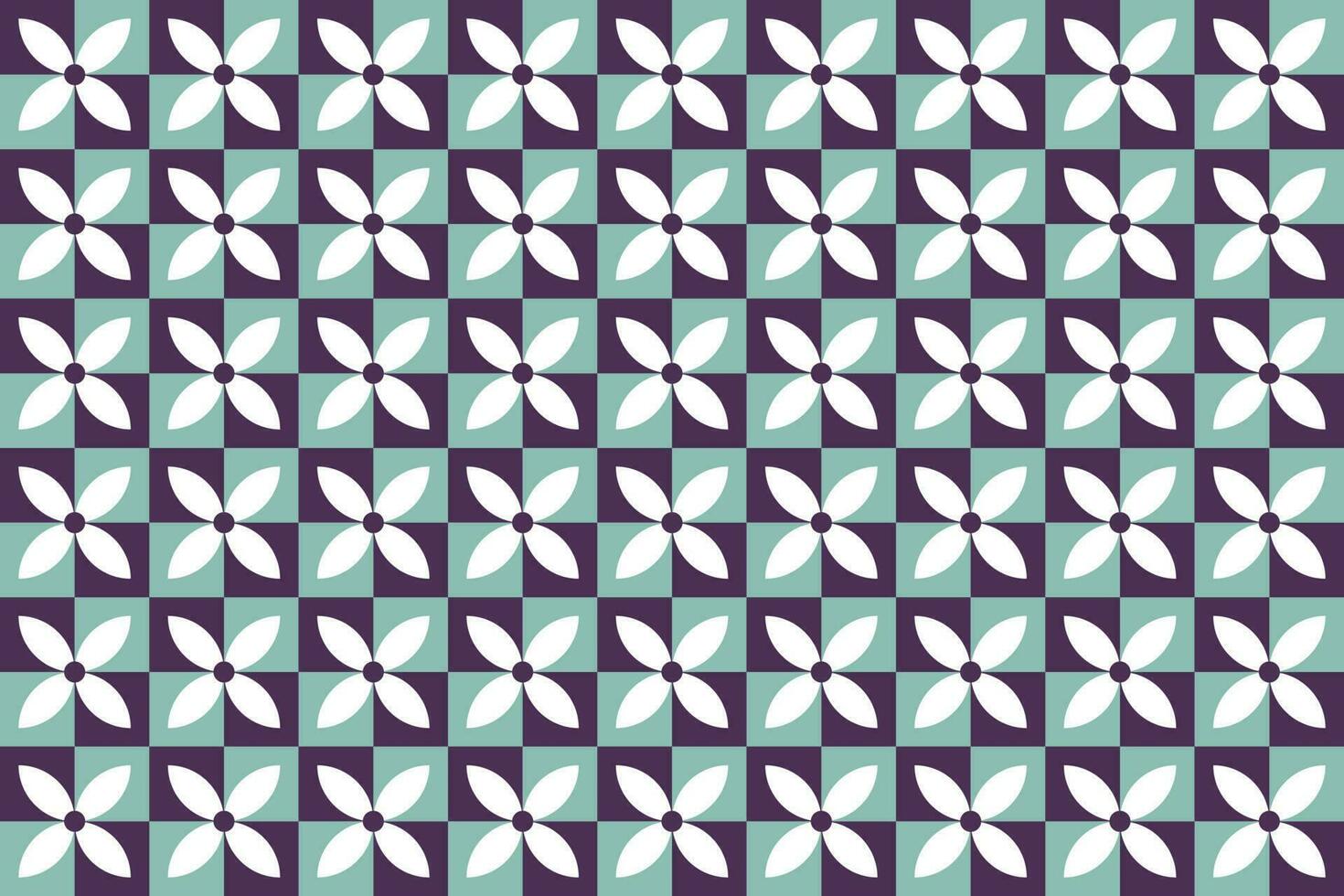Abstract background flower geometric pattern design vector