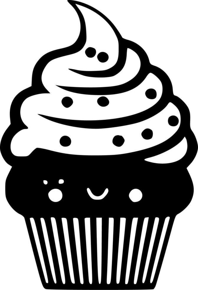Cupcake - High Quality Vector Logo - Vector illustration ideal for T-shirt graphic