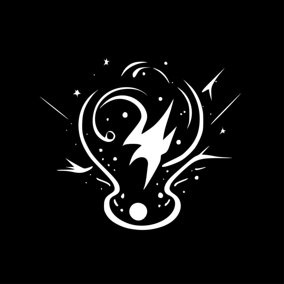 Magic - Minimalist and Flat Logo - Vector illustration