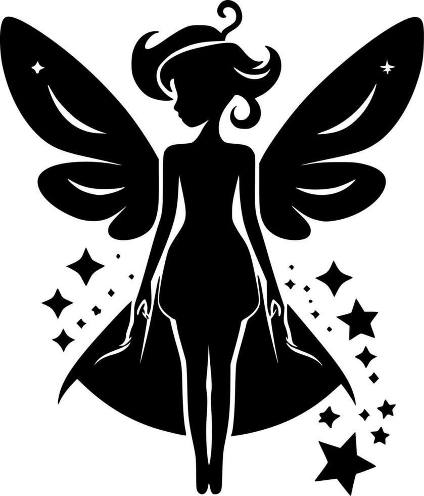 Fairy - High Quality Vector Logo - Vector illustration ideal for T-shirt graphic