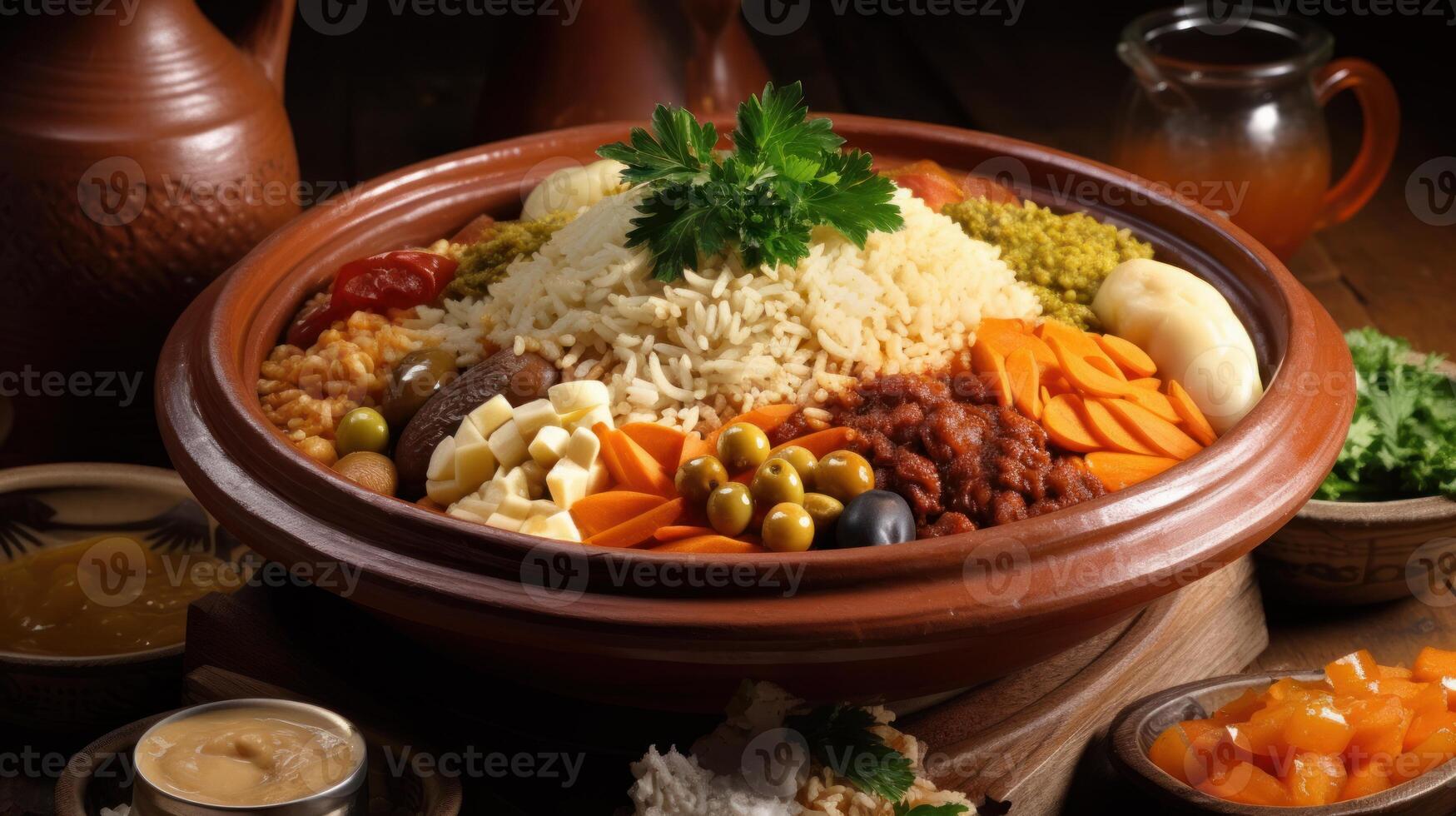 Arab dish aesthetic photo