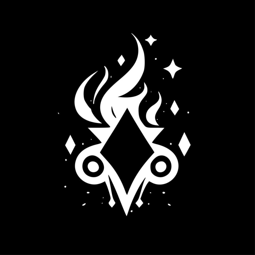 Magic, Minimalist and Simple Silhouette - Vector illustration