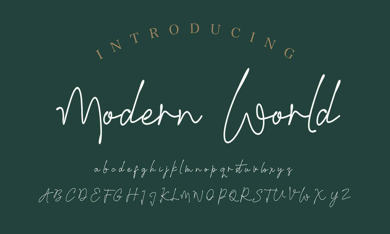 Signature Font Calligraphy Logotype Script Brush Font Type Font lettering handwritten vector