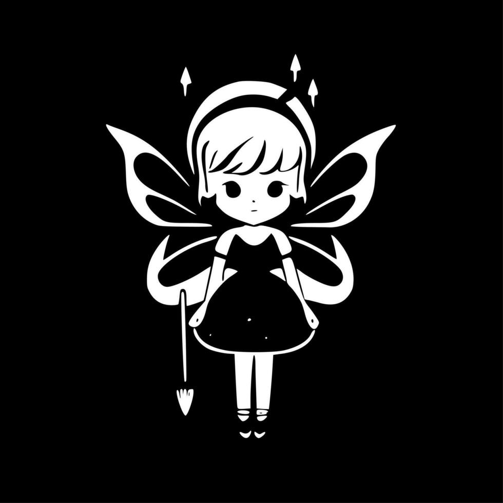 Fairy - High Quality Vector Logo - Vector illustration ideal for T-shirt graphic