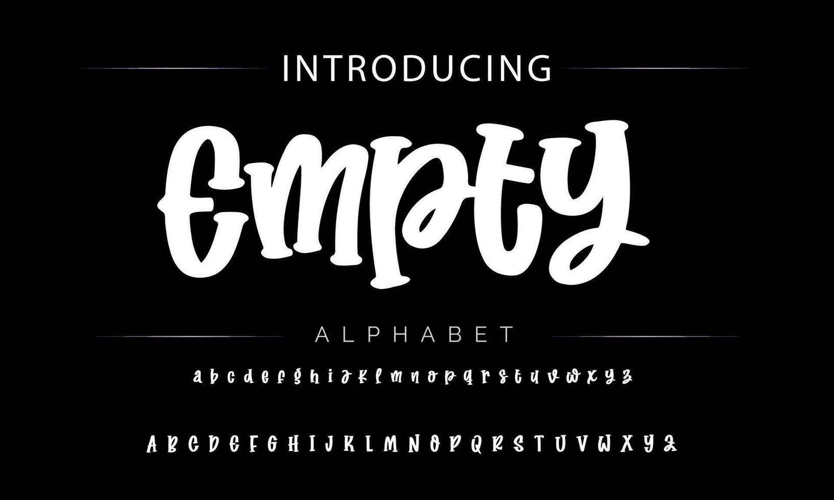 Funky colorful cartoon font type. Vector alphabet