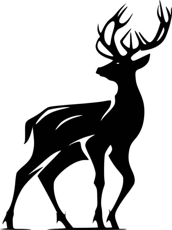 ciervo - alto calidad vector logo - vector ilustración ideal para camiseta gráfico