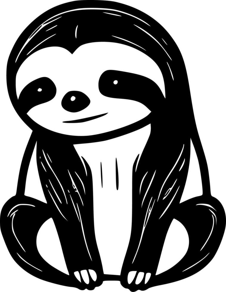 Sloth - High Quality Vector Logo - Vector illustration ideal for T-shirt graphic