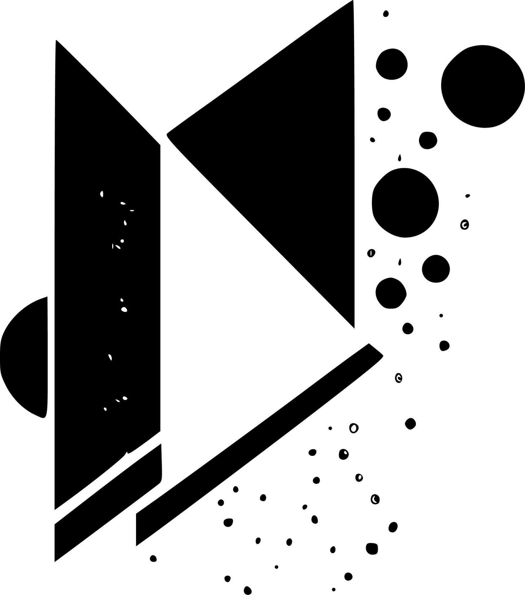 Geometric, Black and White Vector illustration 24142186 Vector Art at
