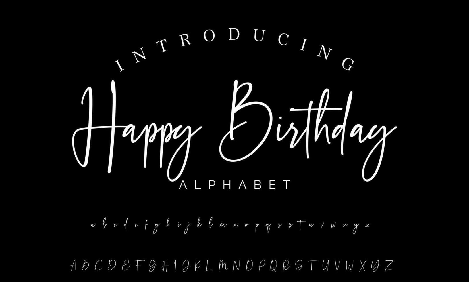 Best Alphabet Birdsong Amazing Script Signature Logotype Font lettering handwritten vector