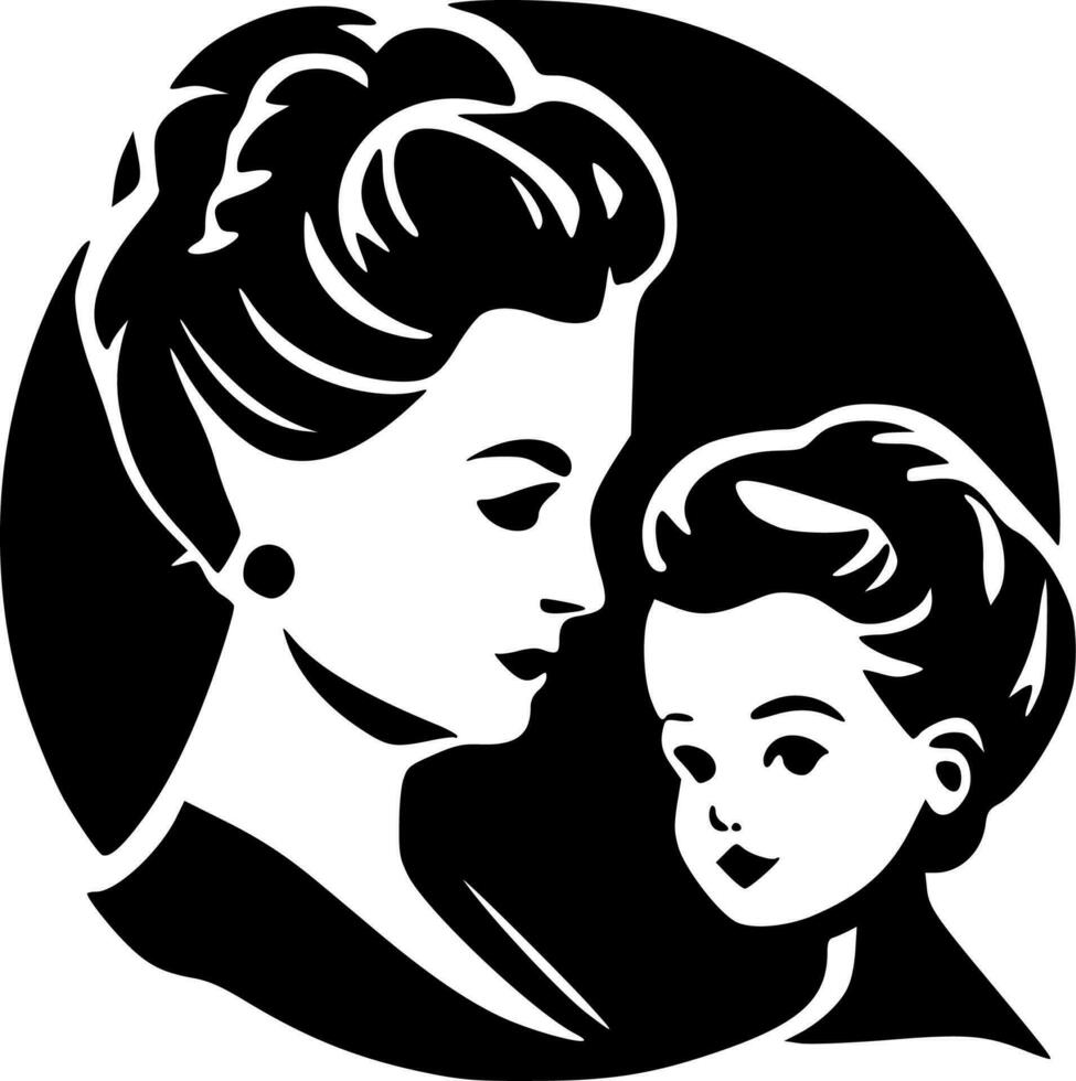 Mother - High Quality Vector Logo - Vector illustration ideal for T-shirt graphic