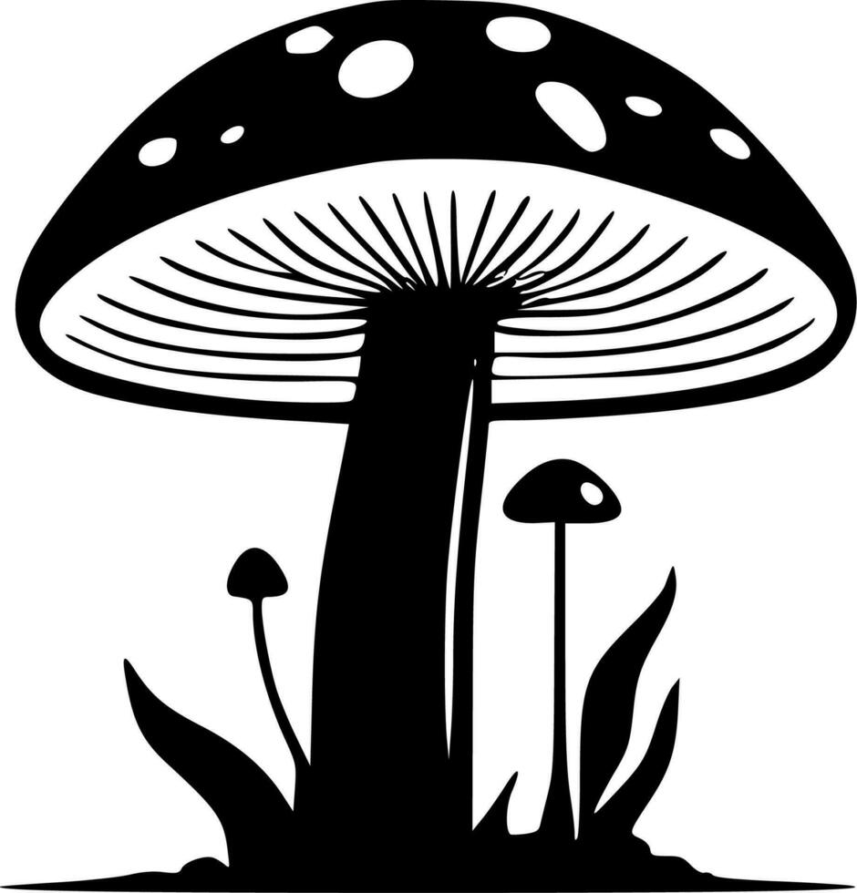 Mushroom - High Quality Vector Logo - Vector illustration ideal for T-shirt graphic