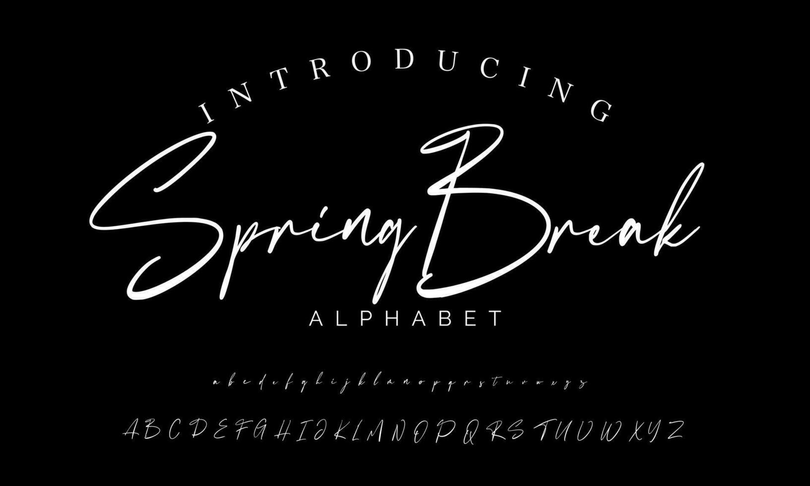 Best Alphabet Birdsong Amazing Script Signature Logotype Font lettering handwritten vector