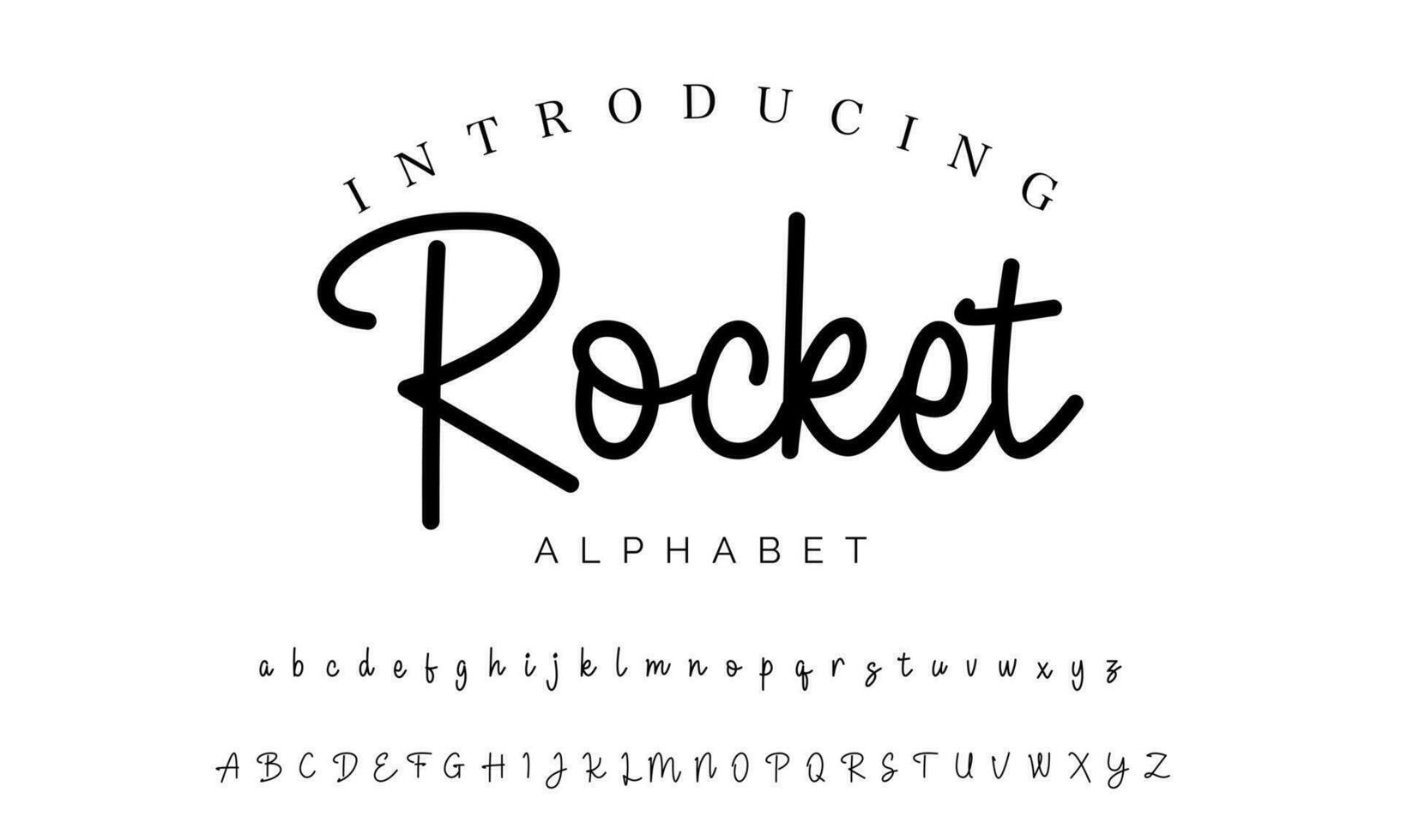 Signature Font Calligraphy Logotype Script Brush Font Type Font lettering handwritten vector